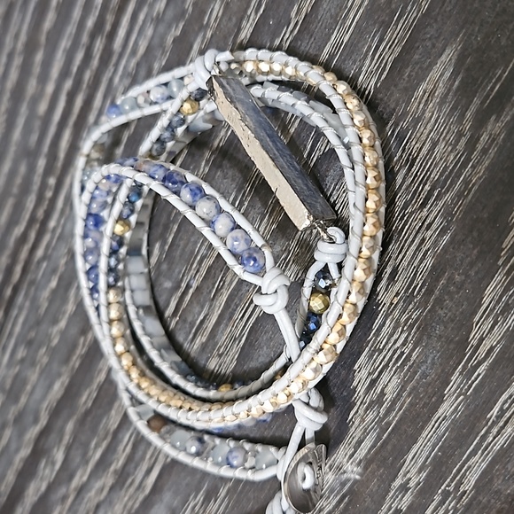 Plumiss wrap blue bracelet - Picture 2 of 4